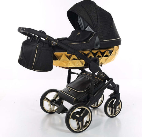 Trio Junama Diamond Mirror V2 3 in 1 Tessuto Nav. Oro Giallo Telaio Nero Prima infanzia/Passeggini carrozzine e accessori/Passeggini e carrozzine/Sistemi modulari La Casa Del Bebè - Napoli, Commerciovirtuoso.it