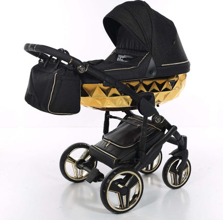 Trio Junama Diamond Mirror V2 3 in 1 Tessuto Nav. Oro Giallo Telaio Nero Prima infanzia/Passeggini carrozzine e accessori/Passeggini e carrozzine/Sistemi modulari La Casa Del Bebè - Napoli, Commerciovirtuoso.it