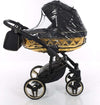 Trio Junama Diamond Mirror V2 3 in 1 Tessuto Nav. Oro Giallo Telaio Nero Prima infanzia/Passeggini carrozzine e accessori/Passeggini e carrozzine/Sistemi modulari La Casa Del Bebè - Napoli, Commerciovirtuoso.it