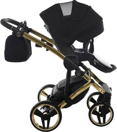Trio Junama Diamond S Line Black Telaio Oro Giallo Prima infanzia/Passeggini carrozzine e accessori/Passeggini e carrozzine/Sistemi modulari La Casa Del Bebè - Napoli, Commerciovirtuoso.it