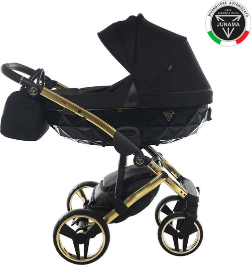 Trio Junama Diamond S Line Black Telaio Oro Giallo Prima infanzia/Passeggini carrozzine e accessori/Passeggini e carrozzine/Sistemi modulari La Casa Del Bebè - Napoli, Commerciovirtuoso.it