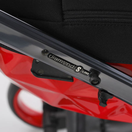 Trio Junama Diamond S Line Red&Black Prima infanzia/Passeggini carrozzine e accessori/Passeggini e carrozzine/Sistemi modulari La Casa Del Bebè - Napoli, Commerciovirtuoso.it