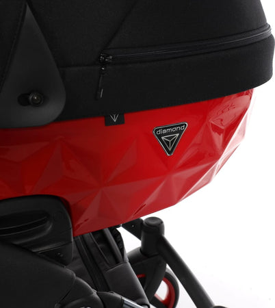 Trio Junama Diamond S Line Red&Black Prima infanzia/Passeggini carrozzine e accessori/Passeggini e carrozzine/Sistemi modulari La Casa Del Bebè - Napoli, Commerciovirtuoso.it