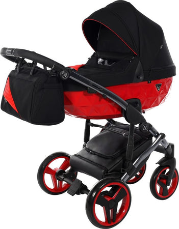 Trio Junama Diamond S Line Red&Black Prima infanzia/Passeggini carrozzine e accessori/Passeggini e carrozzine/Sistemi modulari La Casa Del Bebè - Napoli, Commerciovirtuoso.it