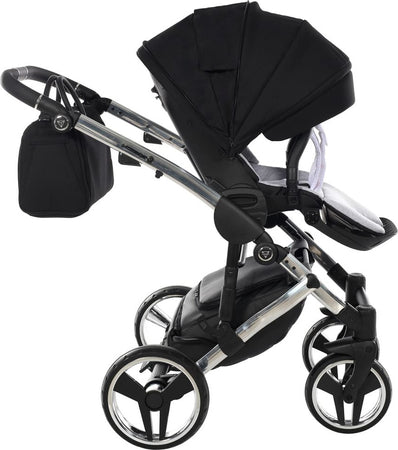 Trio Junama Diamond S Line White/Black Telaio Cromato Prima infanzia/Passeggini carrozzine e accessori/Passeggini e carrozzine/Sistemi modulari La Casa Del Bebè - Napoli, Commerciovirtuoso.it