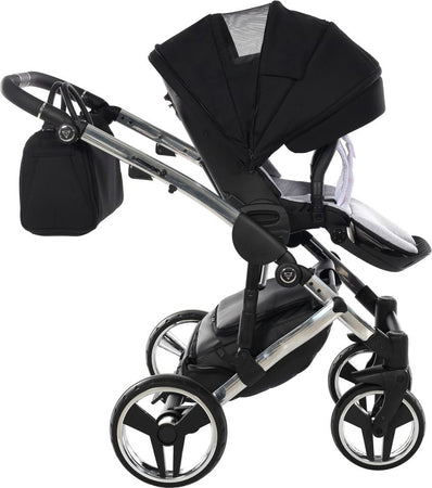Trio Junama Diamond S Line White/Black Telaio Cromato Prima infanzia/Passeggini carrozzine e accessori/Passeggini e carrozzine/Sistemi modulari La Casa Del Bebè - Napoli, Commerciovirtuoso.it