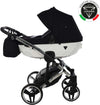 Trio Junama Diamond S Line White/Black Telaio Cromato Prima infanzia/Passeggini carrozzine e accessori/Passeggini e carrozzine/Sistemi modulari La Casa Del Bebè - Napoli, Commerciovirtuoso.it