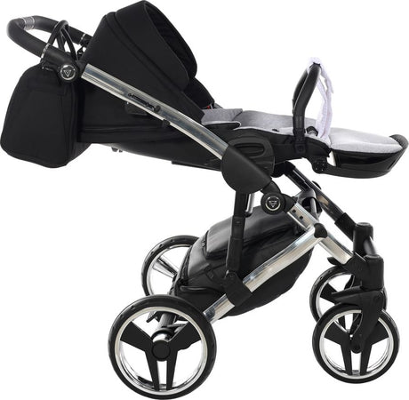 Trio Junama Diamond S Line White/Black Telaio Cromato Prima infanzia/Passeggini carrozzine e accessori/Passeggini e carrozzine/Sistemi modulari La Casa Del Bebè - Napoli, Commerciovirtuoso.it
