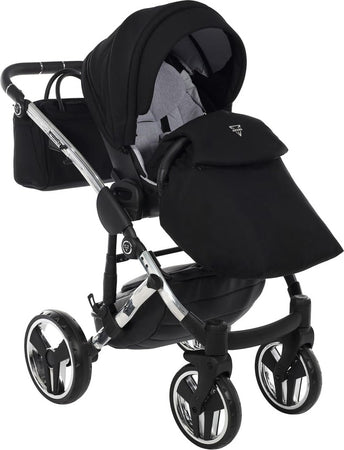Trio Junama Diamond S Line White/Black Telaio Cromato Prima infanzia/Passeggini carrozzine e accessori/Passeggini e carrozzine/Sistemi modulari La Casa Del Bebè - Napoli, Commerciovirtuoso.it