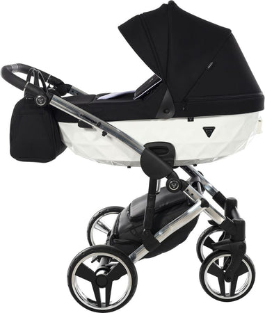 Trio Junama Diamond S Line White/Black Telaio Cromato Prima infanzia/Passeggini carrozzine e accessori/Passeggini e carrozzine/Sistemi modulari La Casa Del Bebè - Napoli, Commerciovirtuoso.it