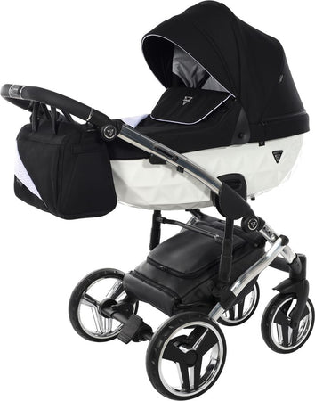 Trio Junama Diamond S Line White/Black Telaio Cromato Prima infanzia/Passeggini carrozzine e accessori/Passeggini e carrozzine/Sistemi modulari La Casa Del Bebè - Napoli, Commerciovirtuoso.it