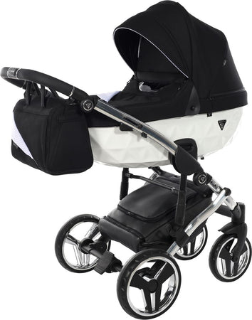 Trio Junama Diamond S Line White/Black Telaio Cromato Prima infanzia/Passeggini carrozzine e accessori/Passeggini e carrozzine/Sistemi modulari La Casa Del Bebè - Napoli, Commerciovirtuoso.it