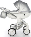 Trio Junama Fluo Italy 3 in 1 Ecopelle Silver/Telaio Cromato Prima infanzia/Passeggini carrozzine e accessori/Passeggini e carrozzine/Sistemi modulari La Casa Del Bebè - Napoli, Commerciovirtuoso.it