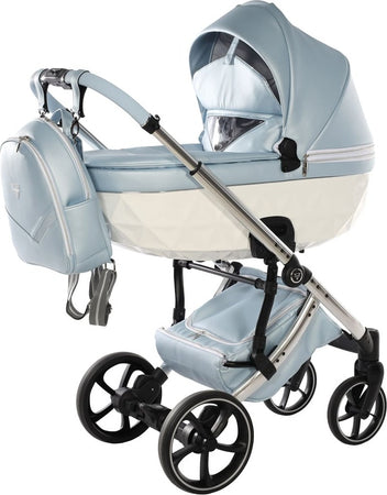 Trio-Junama-Fluo-Italy-Azzurro/Bianco-Telaio-Cromato