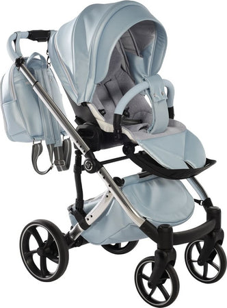 Trio-Junama-Fluo-Italy-Azzurro/Bianco-Telaio-Cromato