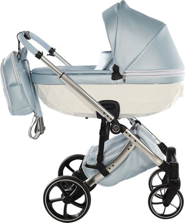 Trio-Junama-Fluo-Italy-Azzurro/Bianco-Telaio-Cromato