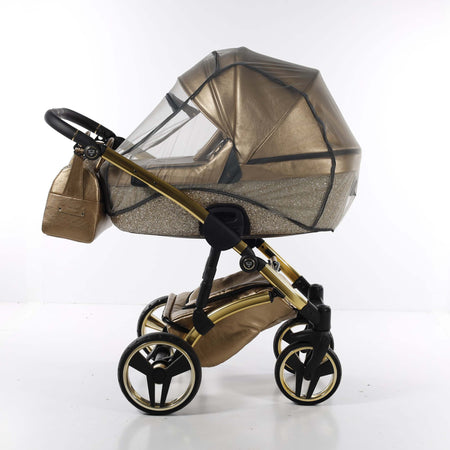 Trio Junama Glitter in Pelle Gold Telaio Oro Giallo Prima infanzia/Passeggini carrozzine e accessori/Passeggini e carrozzine/Sistemi modulari La Casa Del Bebè - Napoli, Commerciovirtuoso.it