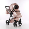 Trio Junama Glitter in Pelle Rosa Telaio Silver Prima infanzia/Passeggini carrozzine e accessori/Passeggini e carrozzine/Sistemi modulari La Casa Del Bebè - Napoli, Commerciovirtuoso.it