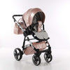 Trio Junama Glitter in Pelle Rosa Telaio Silver Prima infanzia/Passeggini carrozzine e accessori/Passeggini e carrozzine/Sistemi modulari La Casa Del Bebè - Napoli, Commerciovirtuoso.it