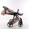 Trio Junama Glitter in Pelle Rosa Telaio Silver Prima infanzia/Passeggini carrozzine e accessori/Passeggini e carrozzine/Sistemi modulari La Casa Del Bebè - Napoli, Commerciovirtuoso.it