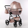 Trio Junama Glitter in Pelle Rosa Telaio Silver Prima infanzia/Passeggini carrozzine e accessori/Passeggini e carrozzine/Sistemi modulari La Casa Del Bebè - Napoli, Commerciovirtuoso.it