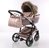 Trio Junama Glitter in Pelle Rosa Telaio Silver Prima infanzia/Passeggini carrozzine e accessori/Passeggini e carrozzine/Sistemi modulari La Casa Del Bebè - Napoli, Commerciovirtuoso.it