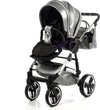 Trio Junama Glitter In Pelle Silver Telaio Acciaio Prima infanzia/Passeggini carrozzine e accessori/Passeggini e carrozzine/Sistemi modulari La Casa Del Bebè - Napoli, Commerciovirtuoso.it
