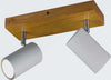 TRIO-LEUCHTEN---BARRA-MARLEY-2xGU10-BASE-LEGNO-NATURALE