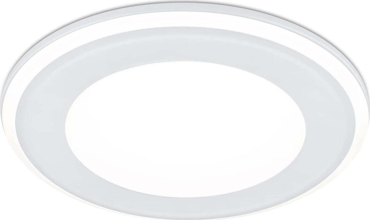 TRIO-LEUCHTEN---FARETTO-DA-INCASSO-AURA-IN-PLASTICA-BIANCA-TRIPLA-ACCENSIONE