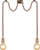 TRIO-LEUCHTEN---LAMPADARIO-A-SOSPENSIONE-ROPE-DOPPIA-CORDA-ANNODATA-OTTONE-ANTICATO