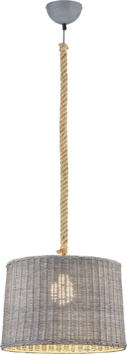 TRIO-LEUCHTEN---LAMPADARIO-A-SOSPENSIONE-ROTIN-GRIGIO-CORDA-IN-JUTA