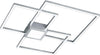 TRIO-LEUCHTEN---PLAFONIERA-HYDRA-A-LED-IN-METALLO-E-ACCIAIO-65X66X6CM
