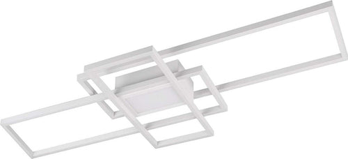 TRIO-LEUCHTEN---PLAFONIERA-IRVINE-A-LED-3-RETTANGOLI-BIANCA-CON-TELECOMANDO-420x1050MM