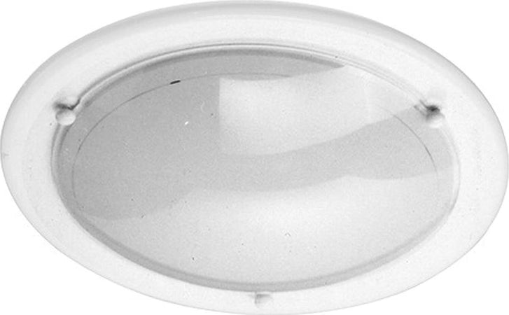 TRIO-LEUCHTEN---PLAFONIERA-PRIMO-IN-METALLO-BIANCO-CON-COPPA-IN-VETRO-DIAMETRO-30CM