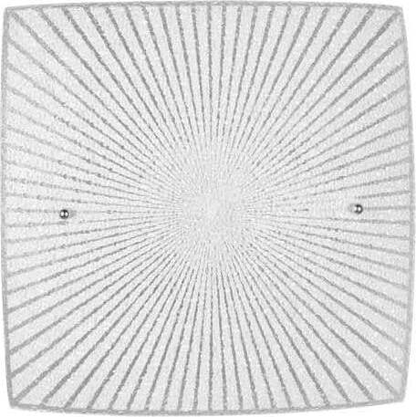 TRIO-LEUCHTEN---PLAFONIERA-QUADRATA-ELISA-40x40CM-VETRO-DECORATO-E-GRANIGLIA-DI-VETRO