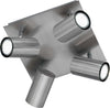 TRIO-LEUCHTEN---PLAFONIERA-QUADRATA-MARLEY-4xGU10-IN-ACCIAIO-24x24MM