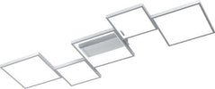 TRIO-LEUCHTEN---PLAFONIERA-SORRENTO-A-LED-5-QUADRATI