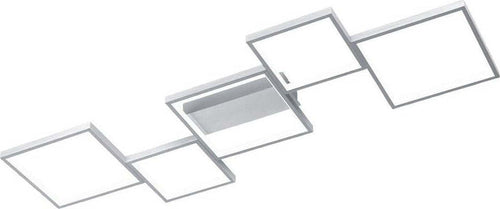 TRIO-LEUCHTEN---PLAFONIERA-SORRENTO-A-LED-5-QUADRATI