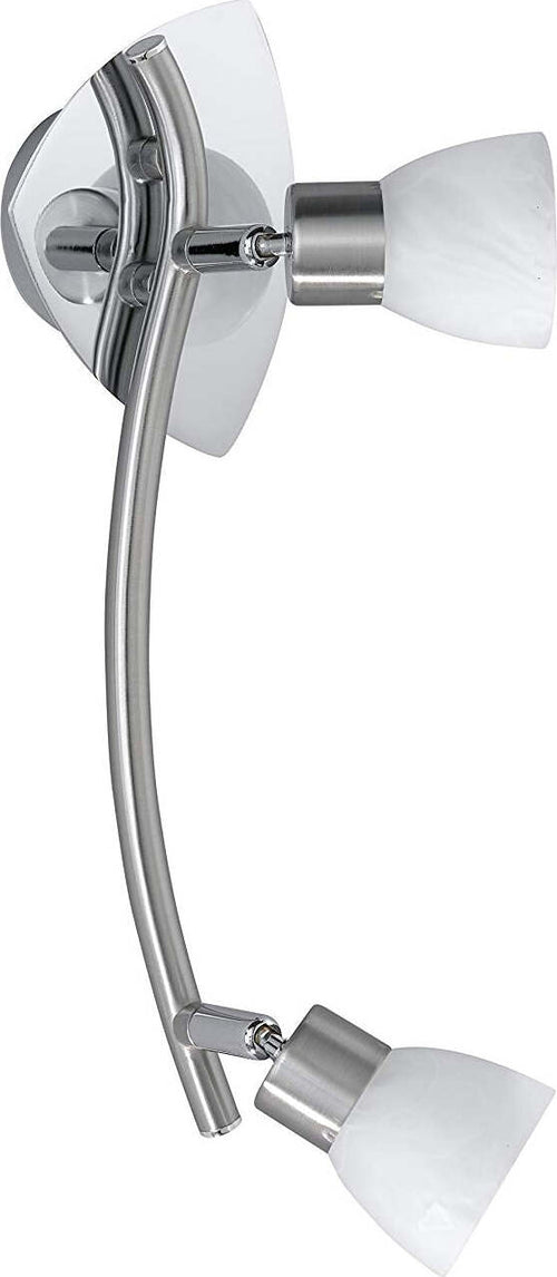 Trio-Leuchten-Mercury-Trio-8161021-07-Barra-2-Luci,-28-W,-Nichel-Opaco-G9-[Classe-di-efficienza-energetica-C]
