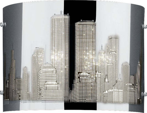 Trio-Leuchten-NY-Trio-208400106-Lampada-da-Parete,-17x5x22-cm-E14