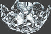 Trio-Leuchten-Plafoniera-Diamentro-45-Trio-609200406-Lampadario-Max.-40-W,-45-cm,-in-Cromo-E14