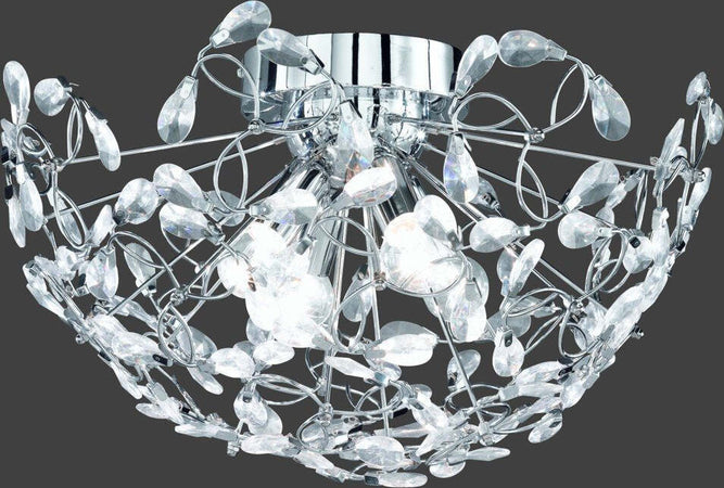 Trio-Leuchten-Plafoniera-Diamentro-45-Trio-609200406-Lampadario-Max.-40-W,-45-cm,-in-Cromo-E14