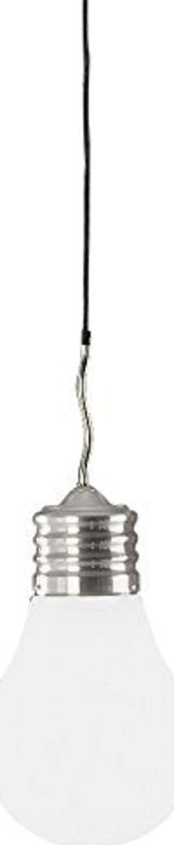 Trio-Leuchten-Trio-3401011-07-Living-Lighting-Lampada-a-Sospensione,-Metallico,-25-cm,-Bianco-E27-[Classe-di-efficienza-energetica-C]