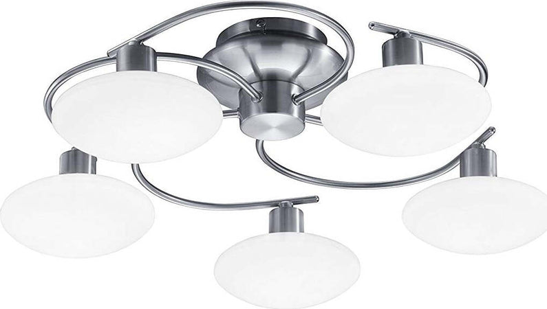Trio-Leuchten-Trio-6380051-07-Lampada-daSoffitto-con-Alogena,-in-Nichel-Opaco,-Vetro-Opale-G9,-28-W,-0-[Classe-di-efficienza-energetica-C]