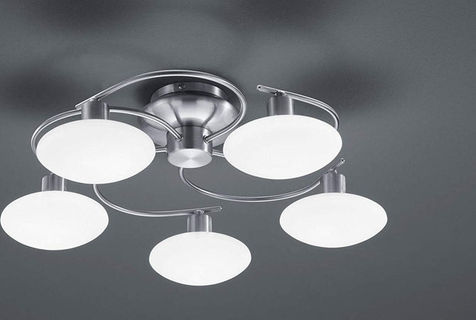 Trio-Leuchten-Trio-6380051-07-Lampada-daSoffitto-con-Alogena,-in-Nichel-Opaco,-Vetro-Opale-G9,-28-W,-0-[Classe-di-efficienza-energetica-C]