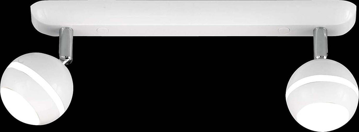 Trio-Leuchten-Trio-828210201-Baloubet-Faretto-LED,-2x3.8-Watt,-Bianco,-36x4.5x15-cm-SMD-3,8W-[Classe-di-efficienza-energetica-A]