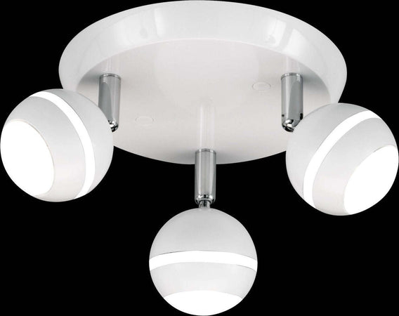 Trio-Leuchten-Trio-828230301-Baloubet-Faretto-LED,-3x3.8-Watt,-Bianco,-21-cm-SMD-3,8W,-Unica-[Classe-di-efficienza-energetica-A]