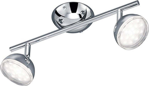 Trio-Leuchten-Trio-872810206-Bolou-Faretto-LED,-2x3.8-W,-Cromo,-34-cm-3.8-[Classe-di-efficienza-energetica-A+]