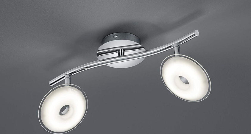 Trio-Leuchten-Trio-875910206-Pilatus-Faretto-LED,-2x3.8-W,-Cromato,-34-cm-3.8-W,-Cromo,-2er-Balken-[Classe-di-efficienza-energetica-A++]