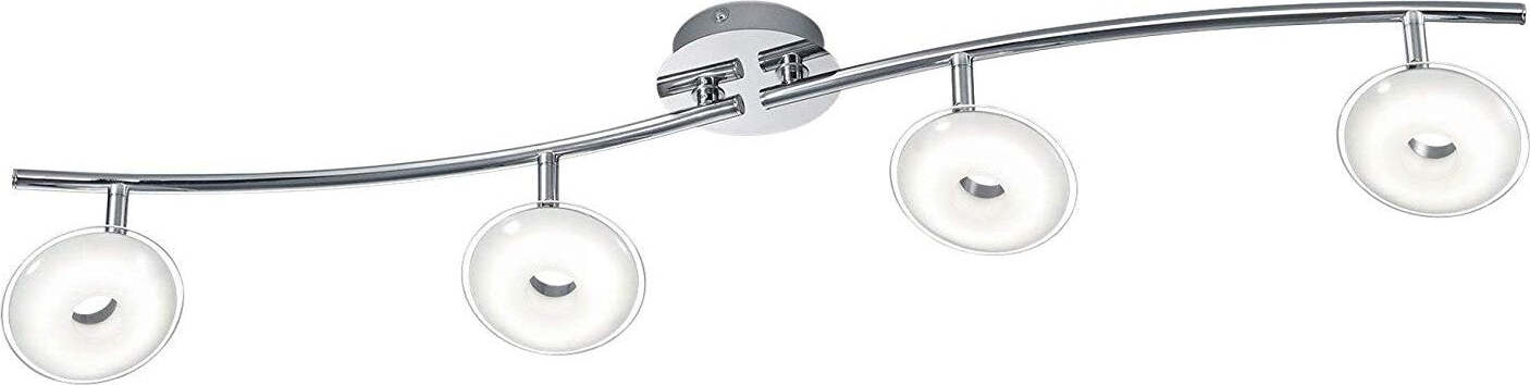 Trio-Leuchten-Trio-875910406-Pilatus-Faretto-LED,-4x3.8-W,-Cromato,-90-cm-3.8-W,-Cromo,-4er-Balken-[Classe-di-efficienza-energetica-A++]